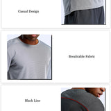 Men's Long Sleeve Slim Lightweight T-Shirts Top
