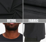Men's Dry Fit Long Sleeve Workout Athletic T-Shirts