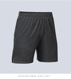 Men's Casual Sports Quick Dry Workout Running or Gym Training Short with Zipper Pockets