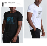 Men's Graphic Workout Tee - Short Sleeve Gym & Training Activewear T Shir