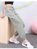 women's running Loose fitting sports pants high waisted quick drying yoga pants