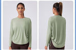 AirFlow Loose-Fit Long-Sleeve Yoga Top – Barely-There Feel, Breathable & Quick-Dry for Training