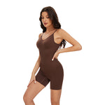 Backless Shapewear for Women Tummy Control Bodysuit Seamless Sculpting Body Shaper Sleeveless Jumpsuit Tank Tops