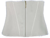 Hourglass enhanced zipper 4-hooks 15 steel bone latex waist trainer belt