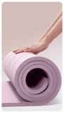 Extra-Wide TPE Yoga Mat with Alignment Lines - Thick, Non-Slip, Quiet Fitness Mat