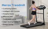 NEW Home Folding Treadmill with Pulse Sensor Running Machine with 3 Level Incline 12 Preset Programs