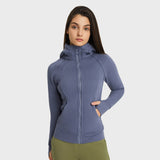 Women's SCA New Thickened Hooded Jacket Yoga Hoodie