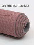 Extra-Wide TPE Yoga Mat - Thick, Non-Slip Fitness Mat(Accept Customize LOGO)