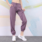 women's running Loose fitting sports pants high waisted quick drying yoga pants