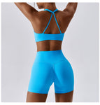 Barely-There Compression Sports Bra – Quick-Dry Yoga & Running Top