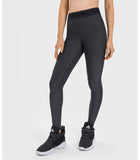 High-Waisted Colorblock Compression Leggings – Sculpting & Stretch for Yoga and Fitness