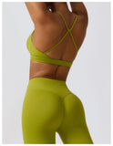 Strappy Back Barely-There Sports Bra – Quick-Dry Yoga & Running Top