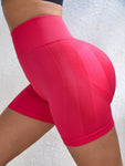 Women's Seamless Knitted Yoga Shorts Honey Peach Hip Lift High Waist Fitness Pants Tight legging