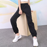 women's running Loose fitting sports pants high waisted quick drying yoga pants