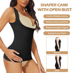 Women's Cami Shaper Open Bust Shapewear Tummy Control Tank Tops Camisole