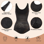 Bodysuit for Women Tummy Control Seamless Open Bust Body Shaper Waist Trainer Briefer