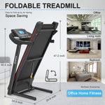 Fitshow App Home Foldable Treadmill with Incline