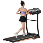 NEW Home Folding Treadmill with Pulse Sensor Running Machine with 3 Level Incline 12 Preset Programs