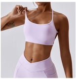 Quick-Dry Barely-There Sports Bra – Breathable Yoga & Workout Top