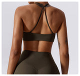 Barely-There Compression Sports Bra – Quick-Dry Yoga & Running Top