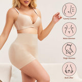 Women‘s non-Slip Shorts for Under Dresses Shapewear Underwear Seamless Smooth Anti-Chafing Boyshort Panties