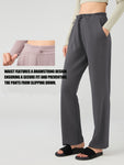 Women's Fall-Winter Fit Air Layer Wide-Leg Jogger Yoga Pants