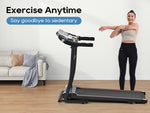 NEW Home Folding Treadmill with Pulse Sensor Running Machine with 3 Level Incline 12 Preset Programs