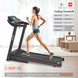 Fitshow App Home Foldable Treadmill with Incline