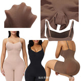 Strapless Bodysuit for Women Seamless Compression Shapewear Tummy Control Butt Lifter Body Shaper