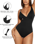 Shapewear Bodysuits for Women Tummy Control Body Suits Deep V Neck Thong Body Shaper