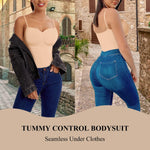 Strapless Bodysuit for Women Seamless Compression Shapewear Tummy Control Butt Lifter Body Shaper