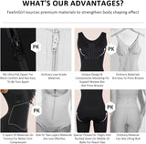 Women's slimming hip lifting shaperwear pants open crotch with side zipper body shaper