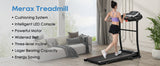 NEW Home Folding Treadmill with Pulse Sensor Running Machine with 3 Level Incline 12 Preset Programs