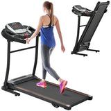 NEW Home Folding Treadmill with Pulse Sensor Running Machine with 3 Level Incline 12 Preset Programs