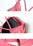 Summer Sports Bra for Women: Yoga Back Beautifying Bra with Integrated Support, Fitness Vest