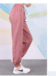women's running Loose fitting sports pants high waisted quick drying yoga pants