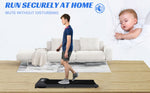 2 in 1 Under Desk Jogging Running Machine for Home Gym Office