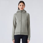 Women's SCA New Thickened Hooded Jacket Yoga Hoodie