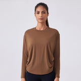 AirFlow Loose-Fit Long-Sleeve Yoga Top – Barely-There Feel, Breathable & Quick-Dry for Training