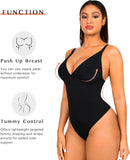 Shapewear for Women Tummy Control Bodysuit Thong Seamless Body Shaper Backless