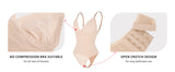 Shapewear for Women Tummy Control Bodysuit Thong Seamless Body Shaper Backless