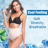 High Waisted Thong Shapewear for Women Tummy Control Thong Girdle Seamless Thongs Underwear