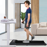 2 in 1 Under Desk Jogging Running Machine for Home Gym Office