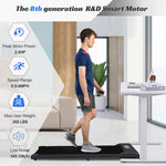 2 in 1 Under Desk Jogging Running Machine for Home Gym Office