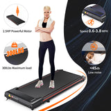 Walking Pad 300 lb Capacity Desk Treadmill for Home Office