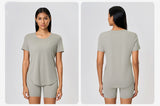 Lightweight Loose-Fit Yoga Tee