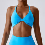 Barely-There Compression Sports Bra – Quick-Dry Yoga & Running Top