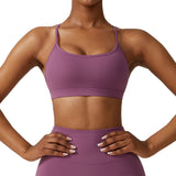 Strappy Back Barely-There Sports Bra – Quick-Dry Yoga & Running Top