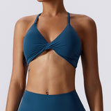 Barely-There Compression Sports Bra – Quick-Dry Yoga & Running Top