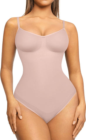 Shapewear Bodysuit Sculpting Body Shaper for Women Tummy Control Seamless Butt Lifting Shaper